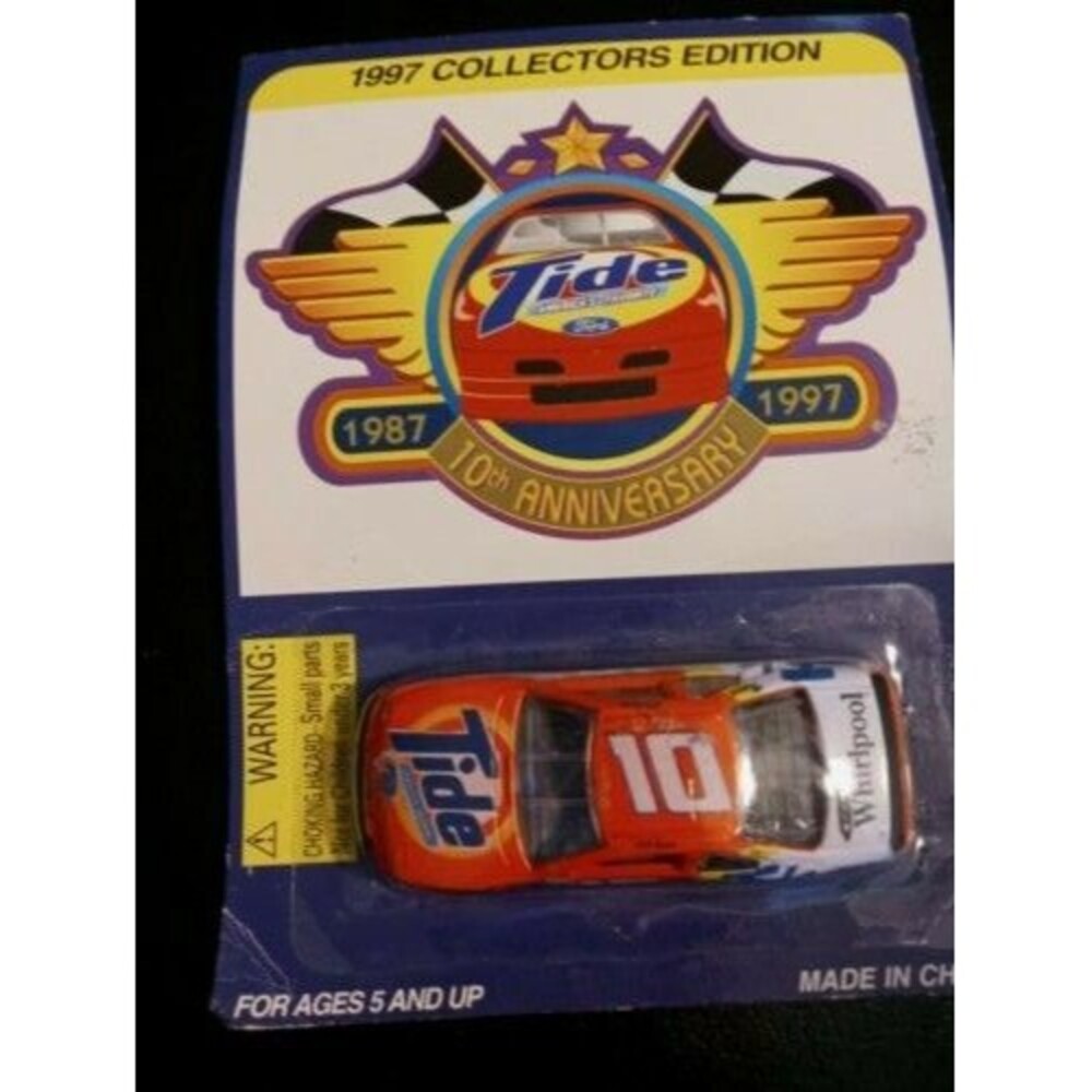 Hot Wheels Nascar 1:64 Scale 1997 Tide Collector's Edition Car #10 Ricky Rudd